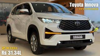 New UPDATED Toyota Innova Hycross 2025 ️ ZX(O) - Top Model @ Rs 31.34L | White Colour - Review!