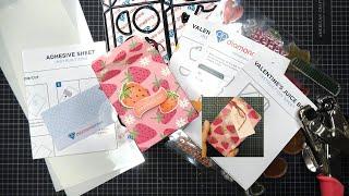 Diamond Press Valentine Juice Box Stamps, Dies & Stencils Kit Review Tutorial! So Cute & Fresh!