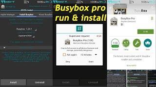 Busybox pro How to install and run