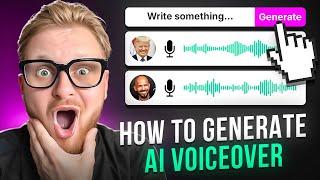 Convert Any Text into a Realistic AI Voiceover (100% FREE!)