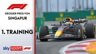 Kann Red Bull im FP1 Selbstvertrauen tanken? | 1. Freies Training | GP von Singapur | Formel 1