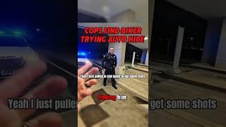 Rider Gets Caught Hiding From Police | @JaysWheelie #motorcycle #police #cop