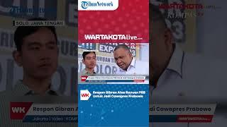 Begini Respon Gibran Rakabuming Usia Dirayu PBB untuk Jadi Cawapres Prabowo