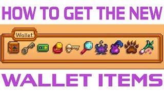 How to Get the New Wallet Items in Stardew Valley 1.3