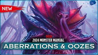 New Aberrations & Oozes | 2024 Monster Manual | D&D