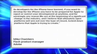 News Update: Adobe Stops iPhone, iPad App Plans As Apple's Grip Tightens (NASDAQ:ADBE) (NASDAQ:AAPL)