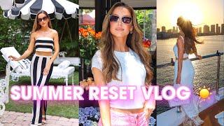 SUMMER PREP VLOG 2025 | SEASONAL RESET, DAILY ROUTINE & LIFESTYLE GLOW UP! ️