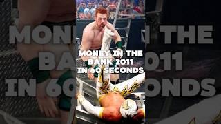 Money in the Bank 2011 in 60 seconds #wwe #wrestling #shorts