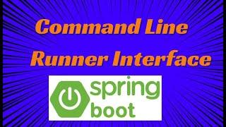 SpringBoot Command Line Runner Interface Example In SpringBoot | Springboot tutorials