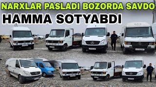 28 FEVRAL QOQON MASHINA BOZORIDA 5000$ ZUDLIK BILAN SPRENTER MERS SOTLADI VARYANT BARTERGA BOR