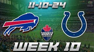 11-10-24 Buffalo Bills vs Indianapolis Colts Game Audio | NFL Week 10 LIVE Streamcast & Chat