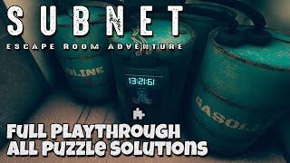 SUBNET | Escape Room Adventure | Full Playthrough | All Puzzle Solutions