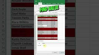 Best Excel Tricks | Find Value in Excel | Shortcut