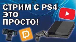 Как настроить стрим с PS4 без карты видеозахвата