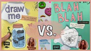 Draw me vs.  Blah Blah Journal beide Bücher von @FoxyDraws / ClaLu Creative