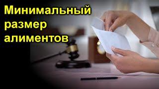 Минимальный размер алиментов