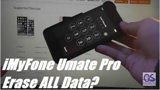 First Look: iMyFone Umate Pro - Erases iOS Data 100%!