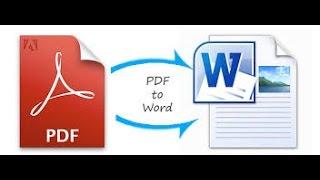 طريقة تحويل ملف PDF إلى WORD بدون برنامج