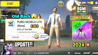 Pubg Lite 0.28.0 New Update Problem Fix 2024 | Pubg Mobile Lite Old is Back 0.28.0 Update 2024 