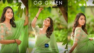 Outdoor OG Green Preset Free l Photoshop Color grading Preset Free Download l Photoshop CC Tutorial