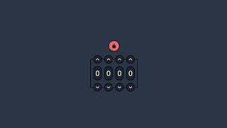 Combination Lock | Using HTML & CSS , JS  | 2020