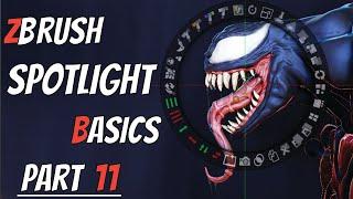 ZBrush Beginner Tutorial Spotlight Basics Part 11 - Urdu/Hindi