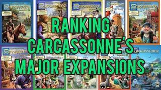 Carcassonne Ranking - Major Expansions - Carcassonne Expansionist