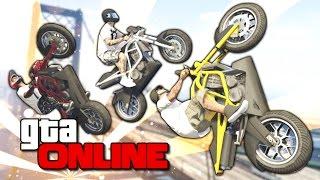 САМЫЙ БЫСТРЫЙ НА МОТОПАРКУРЕ В GTA 5 ONLINE #205