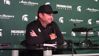 Michigan State football coach Jonathan Smith on 23-19 loss to Boston College