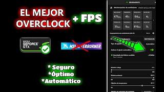 Como overclockear tarjeta gráfica NVIDIA | GFORCE EXPERIENCE | MEJOR OVERCLOCK | 2023