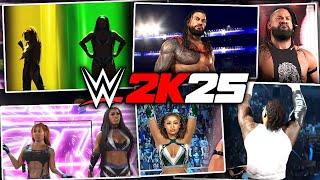 WWE 2K25 BRAND NEW BREATH TAKING WWE 2K25 ENTRANCES!