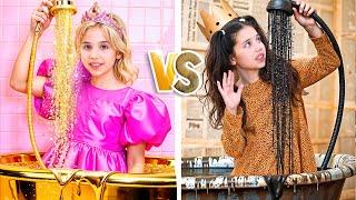 Rich Princess vs Broke Princess Cardboard Makeover