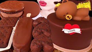 ASMR MUKBANG｜DUBAI CHOCOLATE PARTY *ICE CREAM, MACARON, MAGNUM, CAKE 두바이초콜릿, 요아정, 아이스크림, 초코케이크 디저트먹방