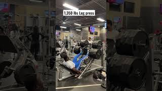 1,350 lbs Leg Press  #legpress #boogiedowntv