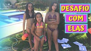 DESAFIO DA PISCINA | BRINCADEIRA MUITO DIVERTIDA ENTRE AS AMIGAS 