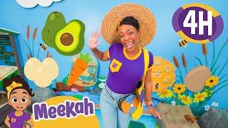 Meekah’s Farm Adventure: Let’s Count Healthy Treats!  | 4 HR OF MEEKAH! | Educational Videos