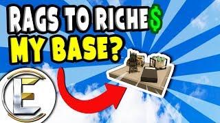MY BASE? | Unturned Roleplay Rags to Riches Reboot #22 - New Sky Base (RP)