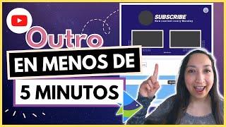 Haz una OUTRO para Videos de YouTube ANIMADO y PERSONALIZADO en línea y Sin Programas con InVideo