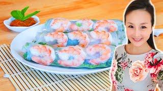 DIY Vietnamese Spring Rolls Recipe, CiCi Li - Asian Home Cooking Recipes