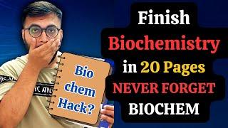 Study Biochemistry the RIGHT Way MBBS 1st Year : Study Hack NEET PG