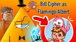 Bill Cipher as Flamingo / Albert | Animation Gravity Falls | Sonic Earrings