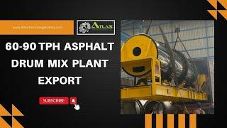 60-90 tph asphalt drum mix plant export to Africa