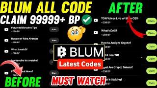 Blum Video Code Today ! Blum All YouTube Video Code ! Blum All Verify Code Today