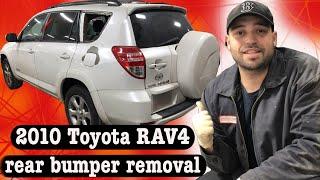 2010 Toyota RAV4 rear bumper removal