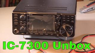 Icom IC-7300 Unboxing Video New Ham Amateur SDR Radio