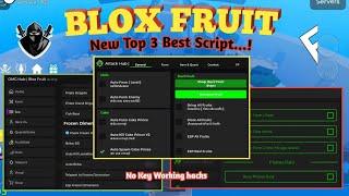 [Roblox] Blox Fruit Top 3 Best Script Available/ No Key & Showcase | Working On Delta, Fluxus & Vega