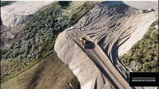 Zeer schokkend deze drone beelden van de duinen in Castricum opname van di 5 nov 2024