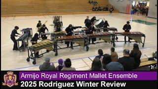 2025 Armijo Royal Regiment Mallet Ensemble at NCBA Rodriguez Winter Review