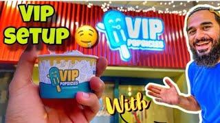 Mustafa Hanif ViP Popsicles New Ice Cream Brand Opening By Mustafa Hanif Vip Setup ​⁠|