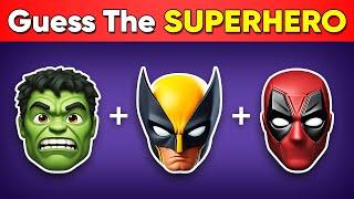 ️Guess The Superhero by Emoji  | Superhero EMOJI QUIZ